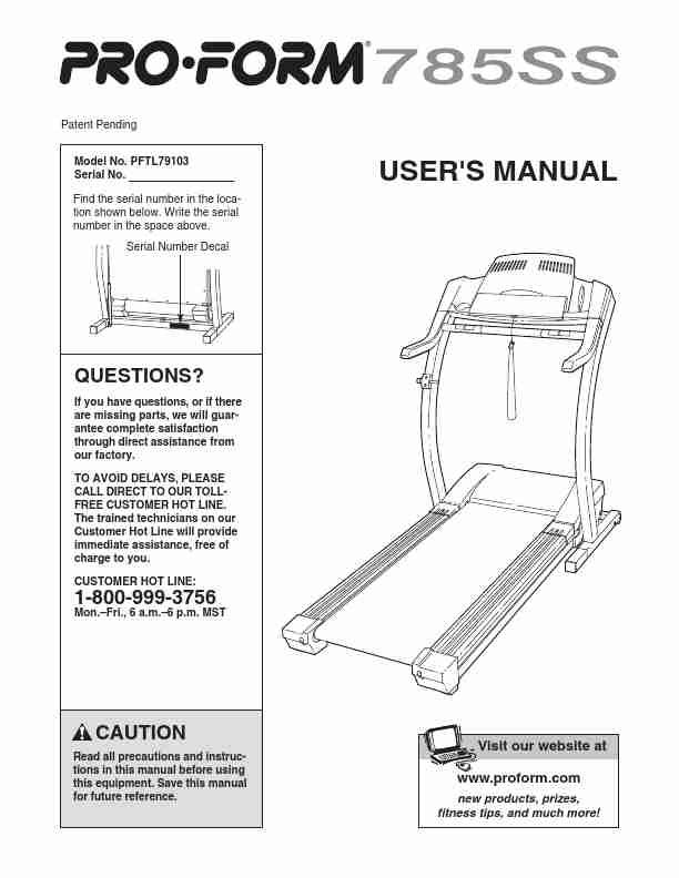 ProForm Treadmill PFTL79103-page_pdf